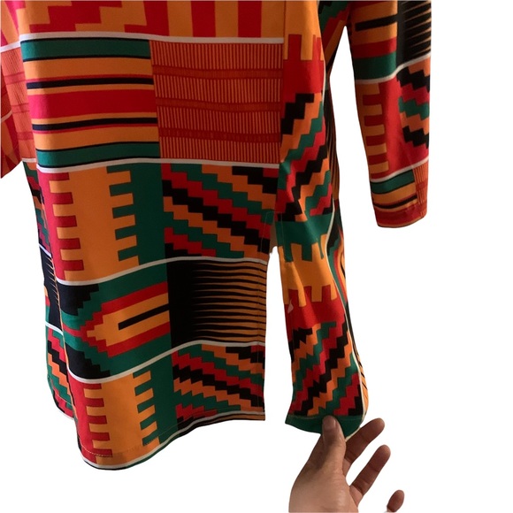 African Women Clothes Dashiki Top Traditional Print Clothing Size Large - Picture 9 of 10